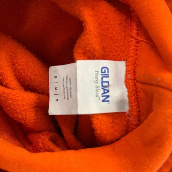 Biggie Smalls The Notorious B.I.G. King Hoodie Hooded Sweatshirt Orange Medium - Picture 5 of 5